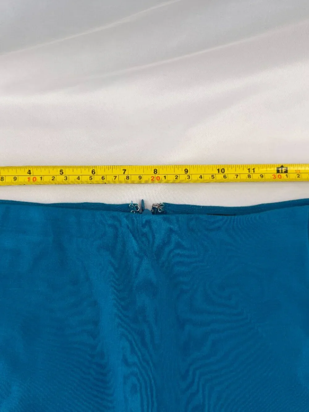 Ann Taylor Blue Skirt Women Size 6 Short Mini Pencil Stretch Workwear Career